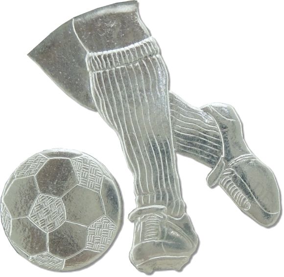 Zusatzbild aus einer Fußballmünze der 13. Fußball Weltmeisterschaft in Mexiko 1986.