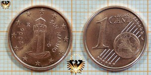 1 Euro-Cent, San Marino, 2006,  Vorschaubild