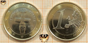 1 Euro, Zypern, 2008, nominal, Idol von Pomos