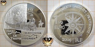 1,5 Euro, Frankreich, 2004, Weltreisen