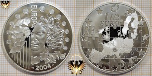 1,5 Euro, Frankreich, 2004, Erweiterung der Europäischen Union
