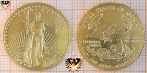 $10 Dollars, Liberty, USA, 1997, American Eagle,  Vorschaubild