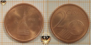 2 Euro-Cent, Italien, 2002,  Vorschaubild