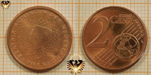 2 Euro-Cent, Niederlande, 1999,  Vorschaubild