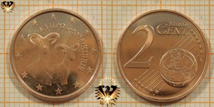 2 Euro-Cent, Zypern, 2008,  Vorschaubild