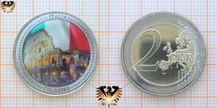 2 Euro Farbmünze, Italien, Colosseo Italia