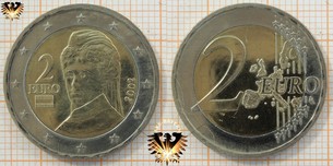 2 Euro, Österreich, 2002, nominal und Euro Sondersatz