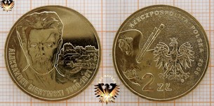 Münze: 2 Złote, Polen, 2006, Aleksander Gierymski 1850-1901