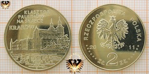 Münze: 2 Złote, Polen, 2011, Klasztor Paulinow  Vorschaubild