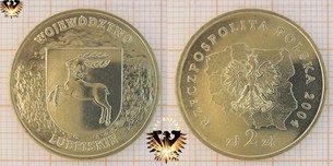 Münze: 2 Złote, Polen, 2004, Wojewodztwo Lubelskie Münzen
