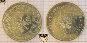 Münze: 2 Złote, Polen, 2004, Wojewodztwo Opolskie / Oppeln