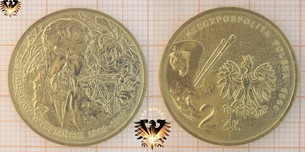 Münze: 2 Złote, Polen, 2004, Stanislaw Wyspianski 1869-1907