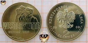 Münze: 2 Złote, Polen, 2009, Westerplatte Septemper  Vorschaubild