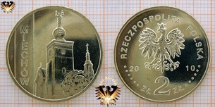 Münze: 2 Złote, Polen, 2010, Miechow - Wallfahrtskirche