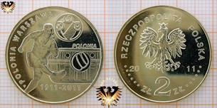 Münze: 2 Złote, Polen, 2011, Polonia Warszawa,  Vorschaubild