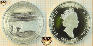 25 Cents, Canada, 1992, Prince Edward Island Quarter, 1867-1992, Serie: 125th Confederacy
