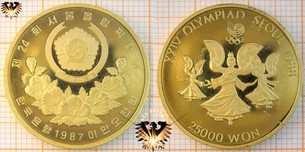 25000 Won, Süd  Korea, 1987, XXIV Olympiad  Vorschaubild