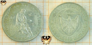 3 Reichsmark, 1930 A, Walther von der Vogelweide