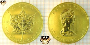 Bullionmünze: CAN, 50 Dollars, Canada, Maple Leaf  Vorschaubild