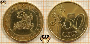 50 Euro-Cent, Monaco, 2002, nominal