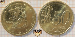 50 Euro-Cent, Finnland, 2000, nominal