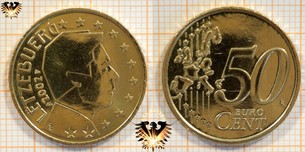 50 Euro-Cent, Luxemburg, 2002, nominal