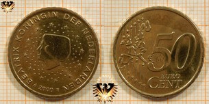50 Euro-Cent, Niederlande, 2000, nominal