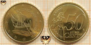 50 Euro-Cent, Zypern, 2008, nominal