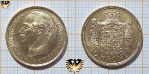 Dänemark, 10 Kroner, Goldmünze, 1908, Frederik VIII, Danmarks Konge