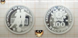 100 Escudos, Republica Portuguesa, Silbermünze, XIII Mundial  Vorschaubild