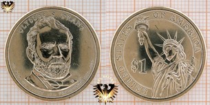1 Dollar, USA, 2011, D, Ulysses S. Grant, 18th President 1869-1877