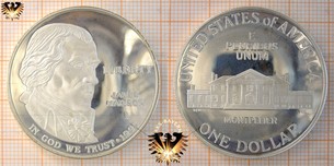 1 Dollar, USA, 1993, James Madison, Bill of Rights