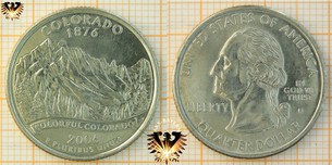 Quarter Dollar, USA, 2006, D, Colorado 1876
