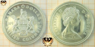 1 Dollar, Canada Dollar, 1971, Elizabeth II,  Vorschaubild