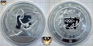 10 Euro, Griechenland, 2004, Olympiade in Athen, Rhythmische Sportgymnastik