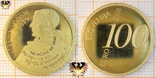 100 Euro, 2008, Slovenija, Valentin  Vorschaubild