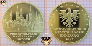 100 Euro, BRD, 2007 D, Unesco Welterbe  Vorschaubild