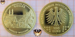 100 Euro, BRD, 2008, J, Unesco Welterbe  Vorschaubild