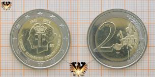 2 Euro, Umlaufmünze, Belgien, Queen Elisabeth Competition, 1937-2012  