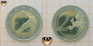 2 Euro, Finnland, Schwan, 1811 - 2011, 200 Jahre Finnische Landesbank