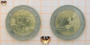 2 Euro, Umlaufmünze, Portugal 2012, Guimaráes 2012, José de Guimaráes  