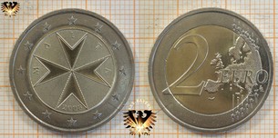 2 Euro, Malta, 2008, nominal