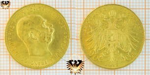 20 Kronen / Coronae, 1915,  Österreich, Kaiser Franz Joseph I, Goldmünze