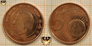 5 Euro-Cent, Belgien, 1999,  Vorschaubild