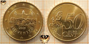 50 Euro-Cent, Slowakei, 2009, nominal