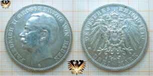 3 Mark Baden, Kaiserreich Münze, Grossherzog Friedrich  Vorschaubild