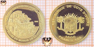 Elfenbeinküste, 1500 CFA, 2006, Republik Côte d’Ivoire Babylone