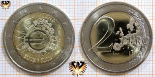 2 Euro, Niederlande, 2012, nominal, Sammlermünze, 10  Vorschaubild