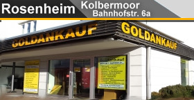 Goldankauf / Silberankauf / Schmuckankauf / Münzankauf LK Rosenheim, Kolbermoor bei Rosenheim, Bahnhofstraße 6A